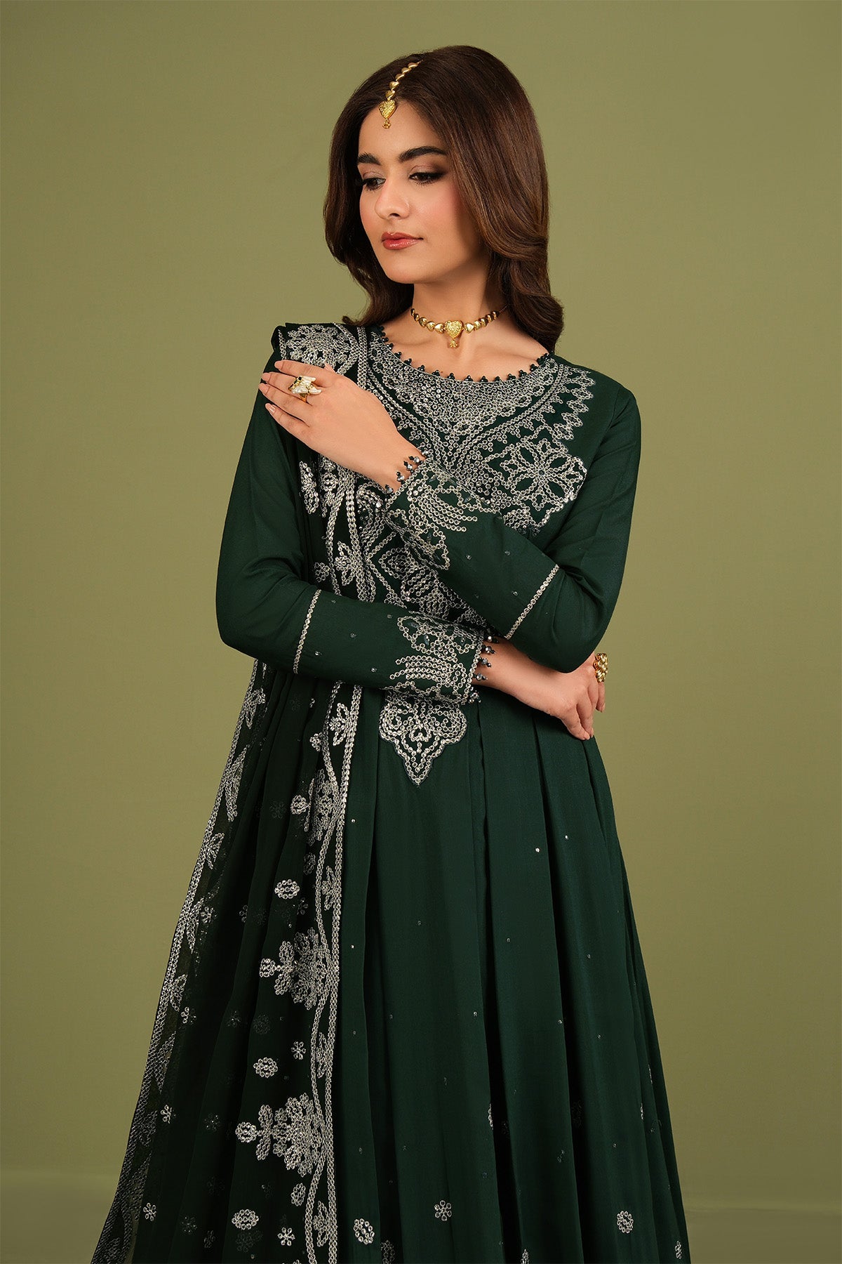 Alizeh | Luxe Raw Silk | AF-RS-14-Alice - House Of Hania