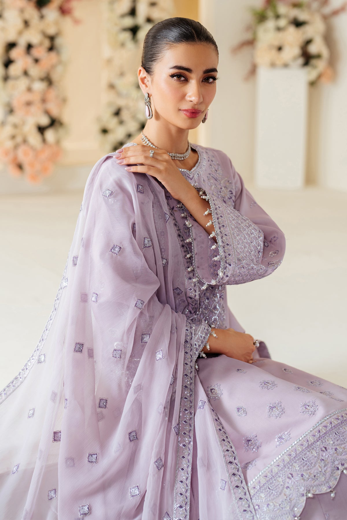 Alizeh | Luxury Raw Silk | AF-RS-02-BERRY - House Of Hania