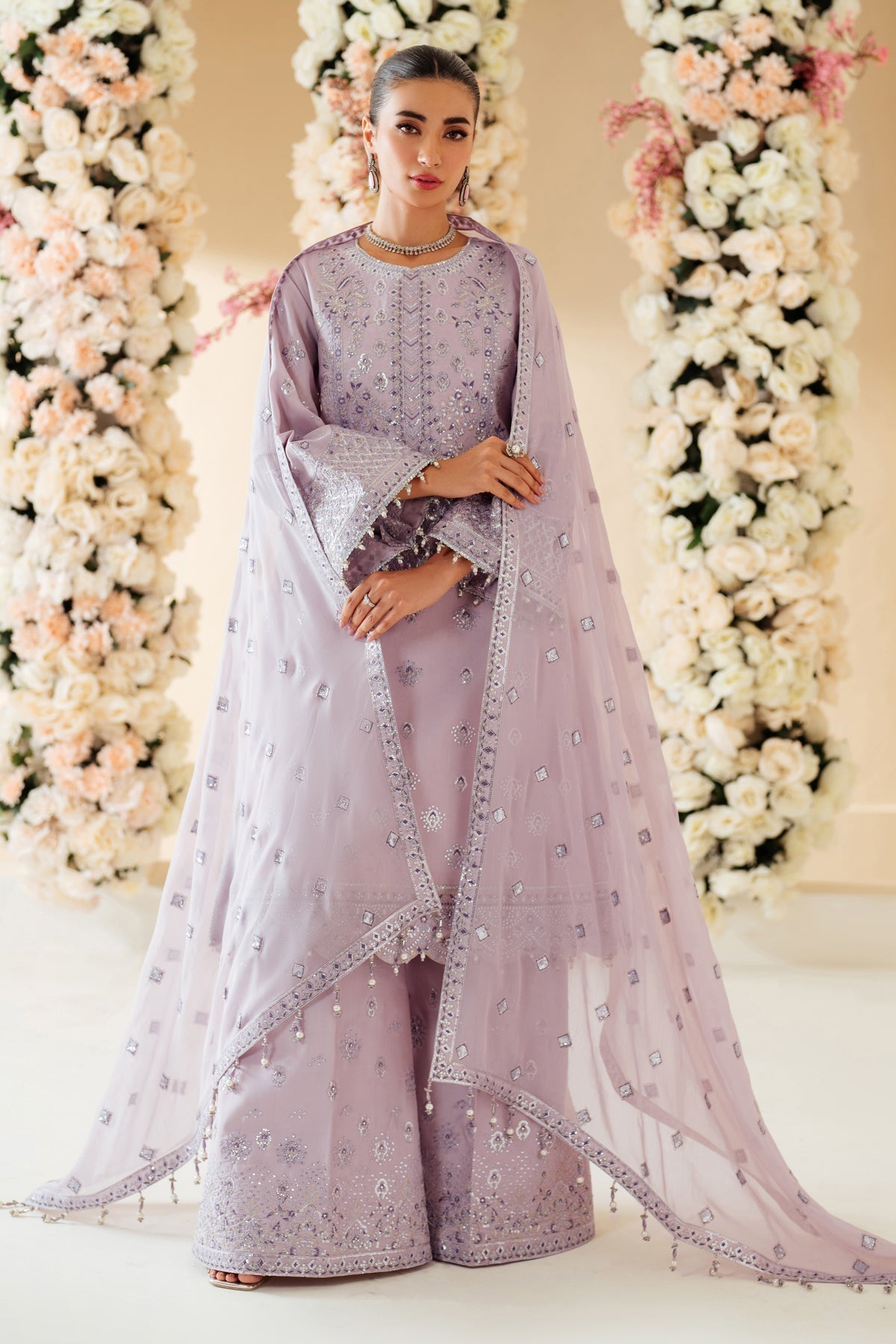 Alizeh | Luxury Raw Silk | AF-RS-02-BERRY - House Of Hania