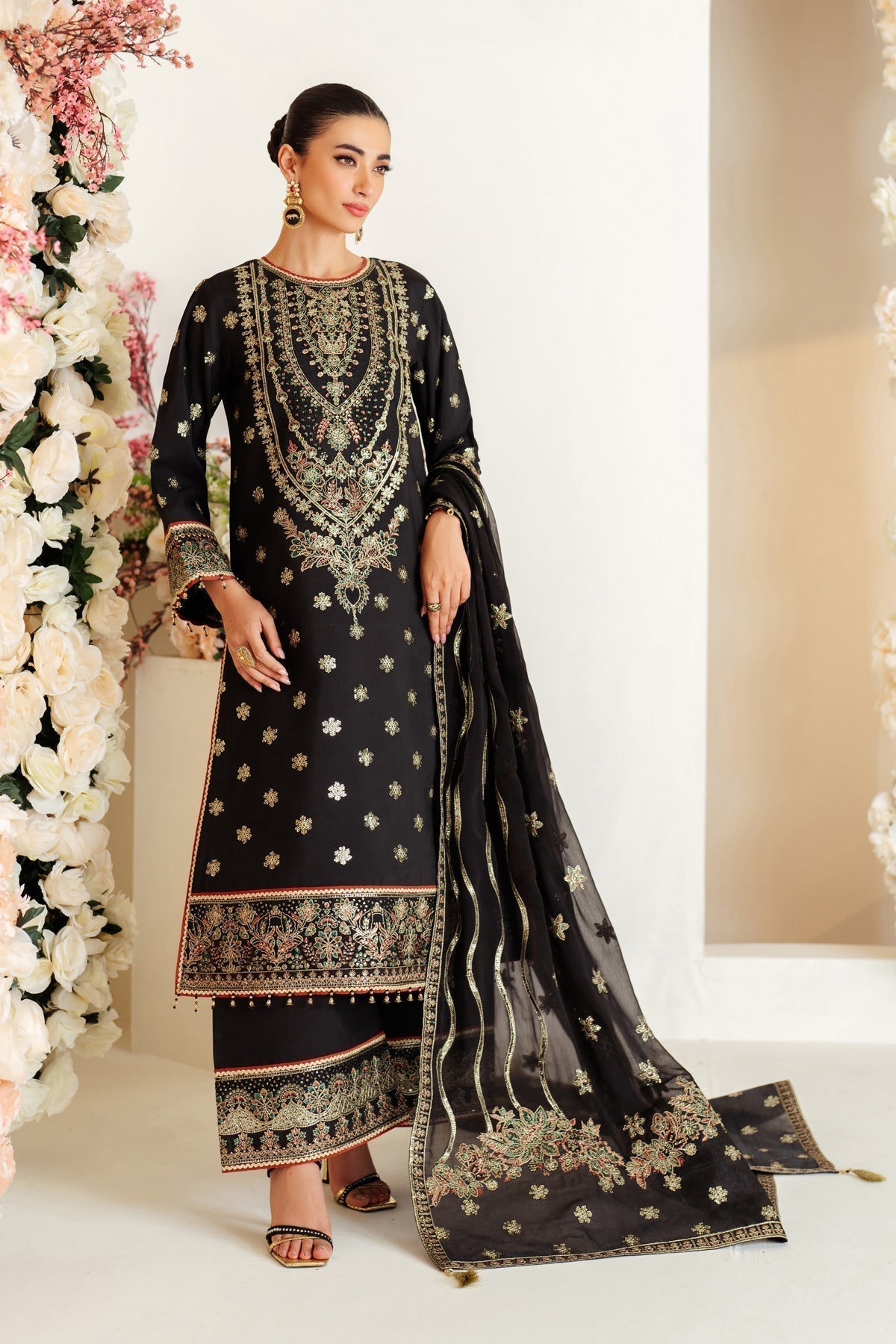Alizeh | Luxury Raw Silk | AF-RS-07-GALE - House Of Hania