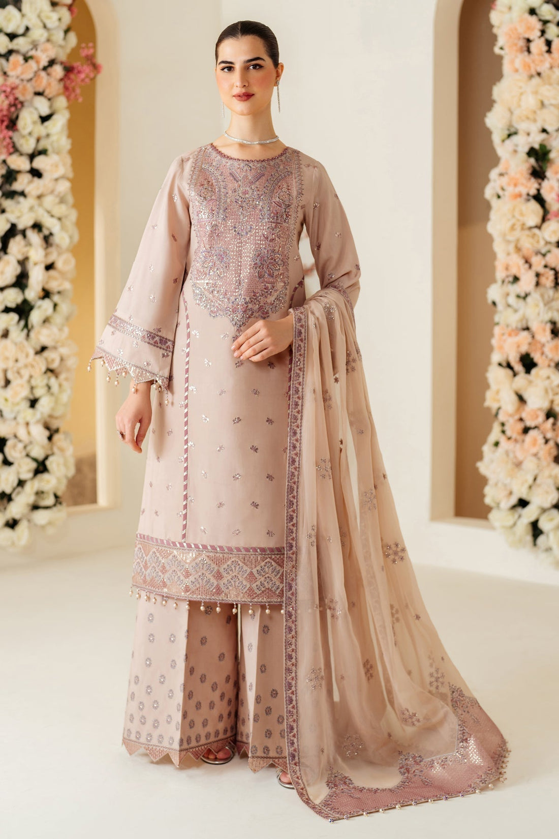 Alizeh | Luxury Raw Silk | AF-RS-08-TAFFY - House Of Hania