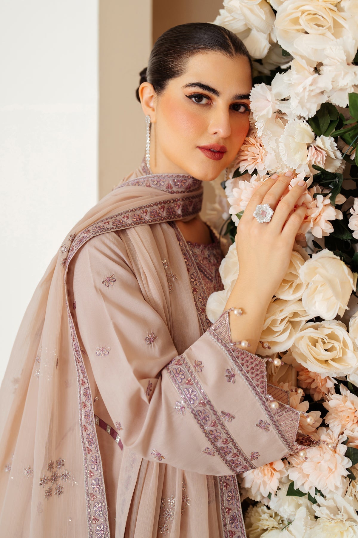 Alizeh | Luxury Raw Silk | AF-RS-08-TAFFY - House Of Hania