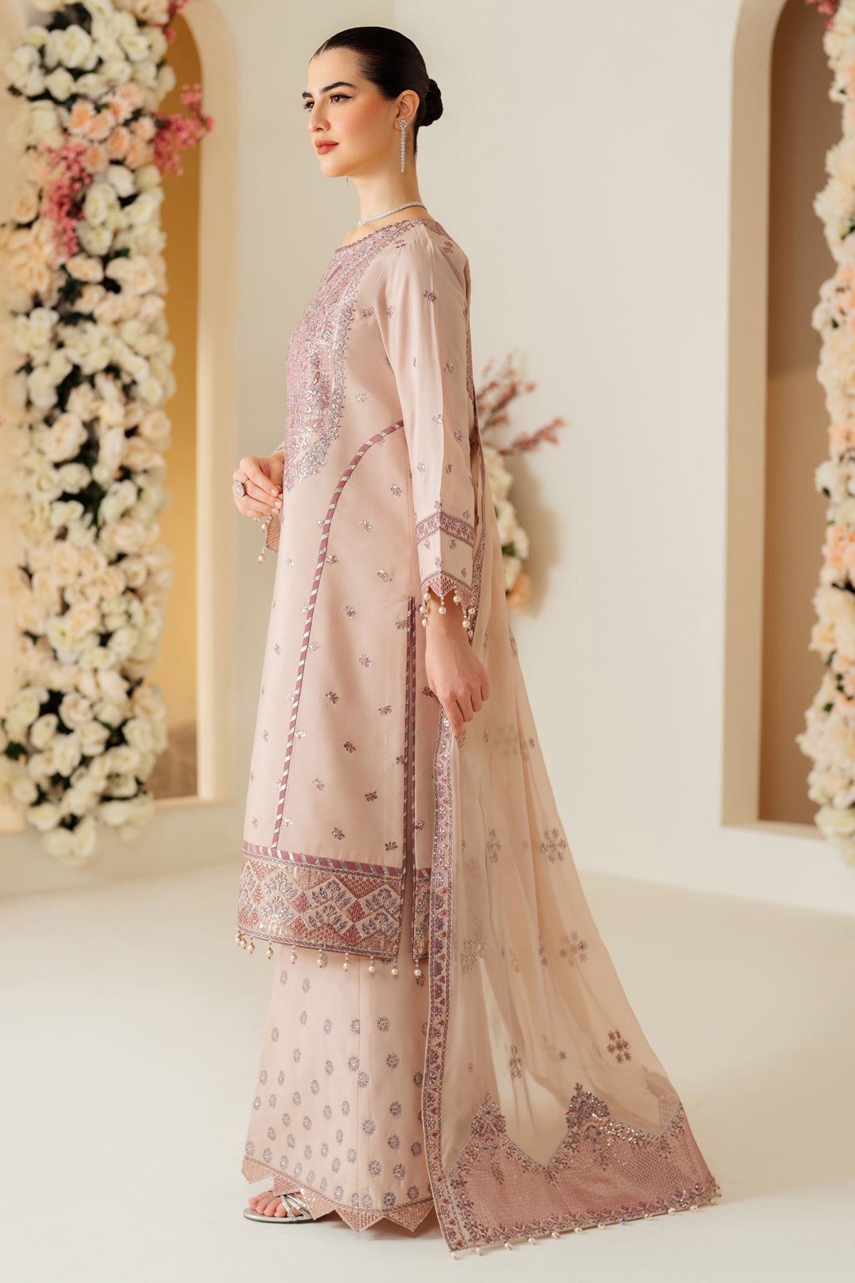 Alizeh | Luxury Raw Silk | AF-RS-08-TAFFY - House Of Hania