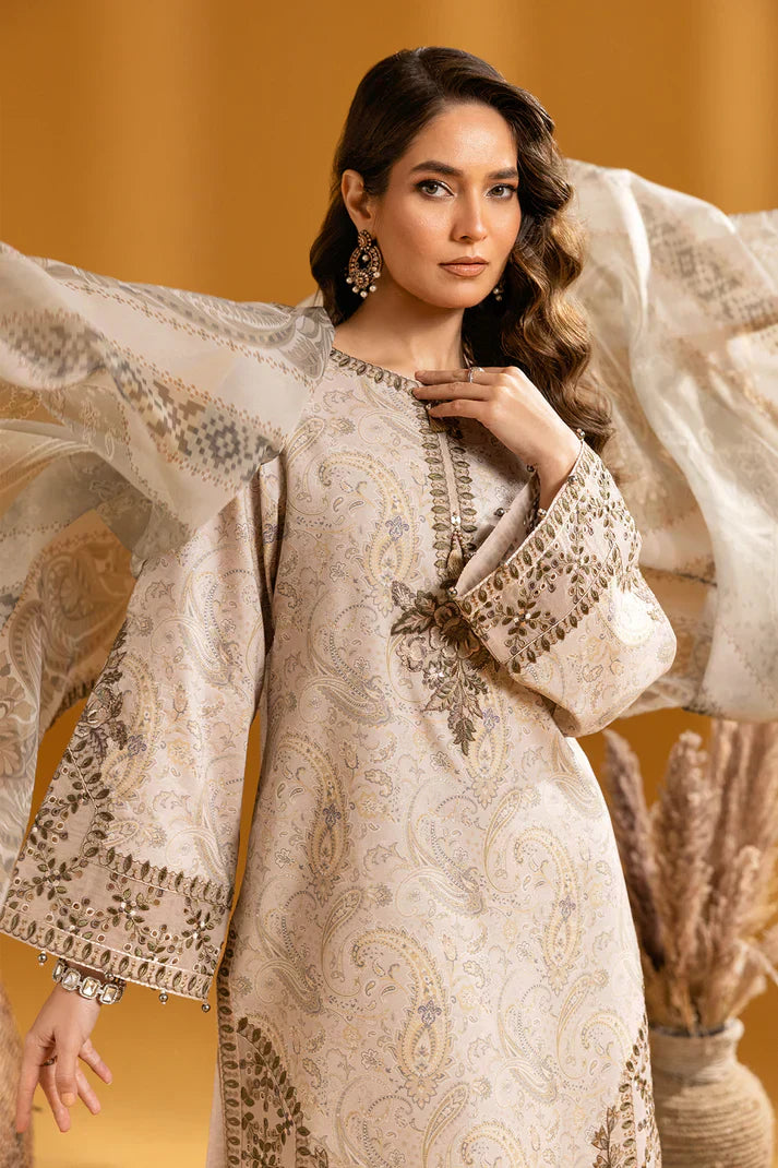 Alizeh | Maahi Embroidered Lawn | Hira - House Of Hania