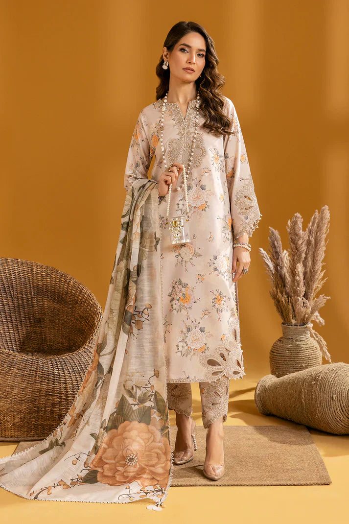 Alizeh | Maahi Embroidered Lawn | Hiza - House Of Hania