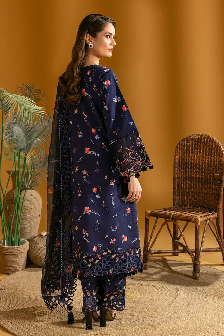 Alizeh | Maahi Embroidered Lawn | Iris - House Of Hania