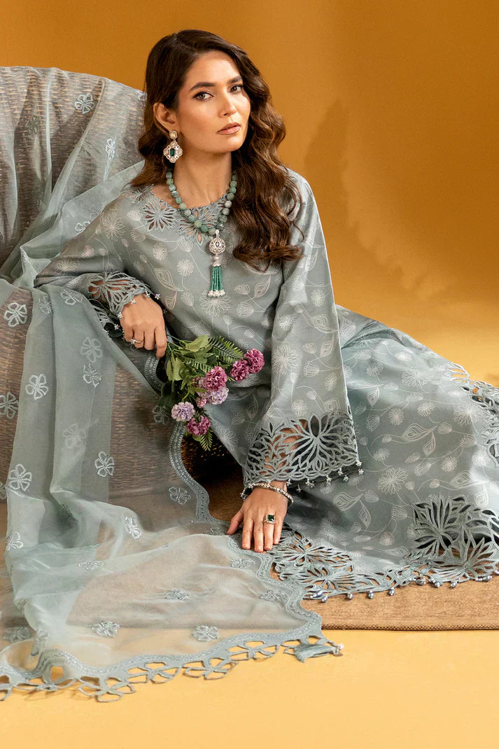 Alizeh | Maahi Embroidered Lawn | Nyra - House Of Hania