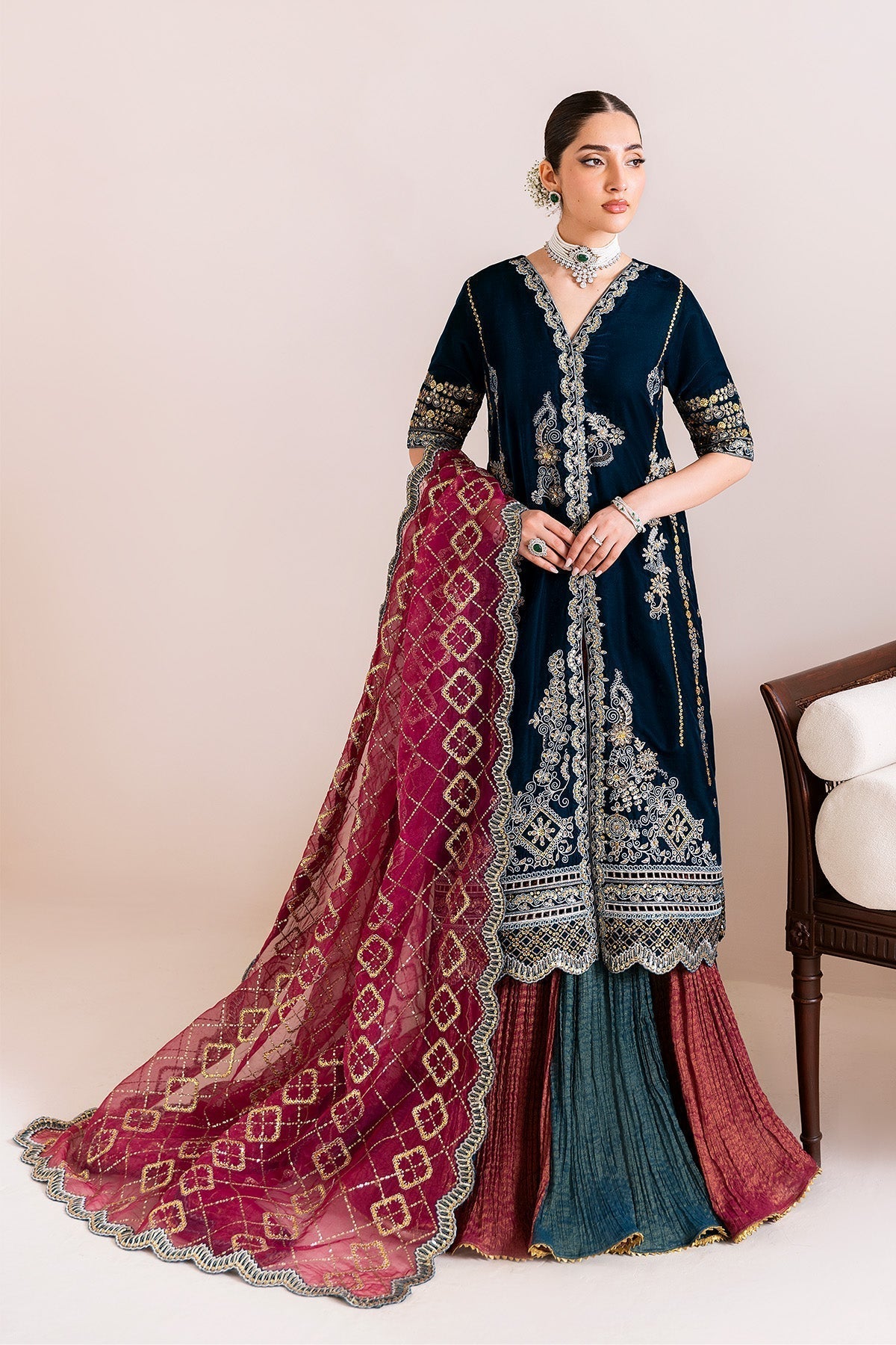 Alizeh | Makhmal Luxury Velvet Edit | Mehroob - House Of Hania
