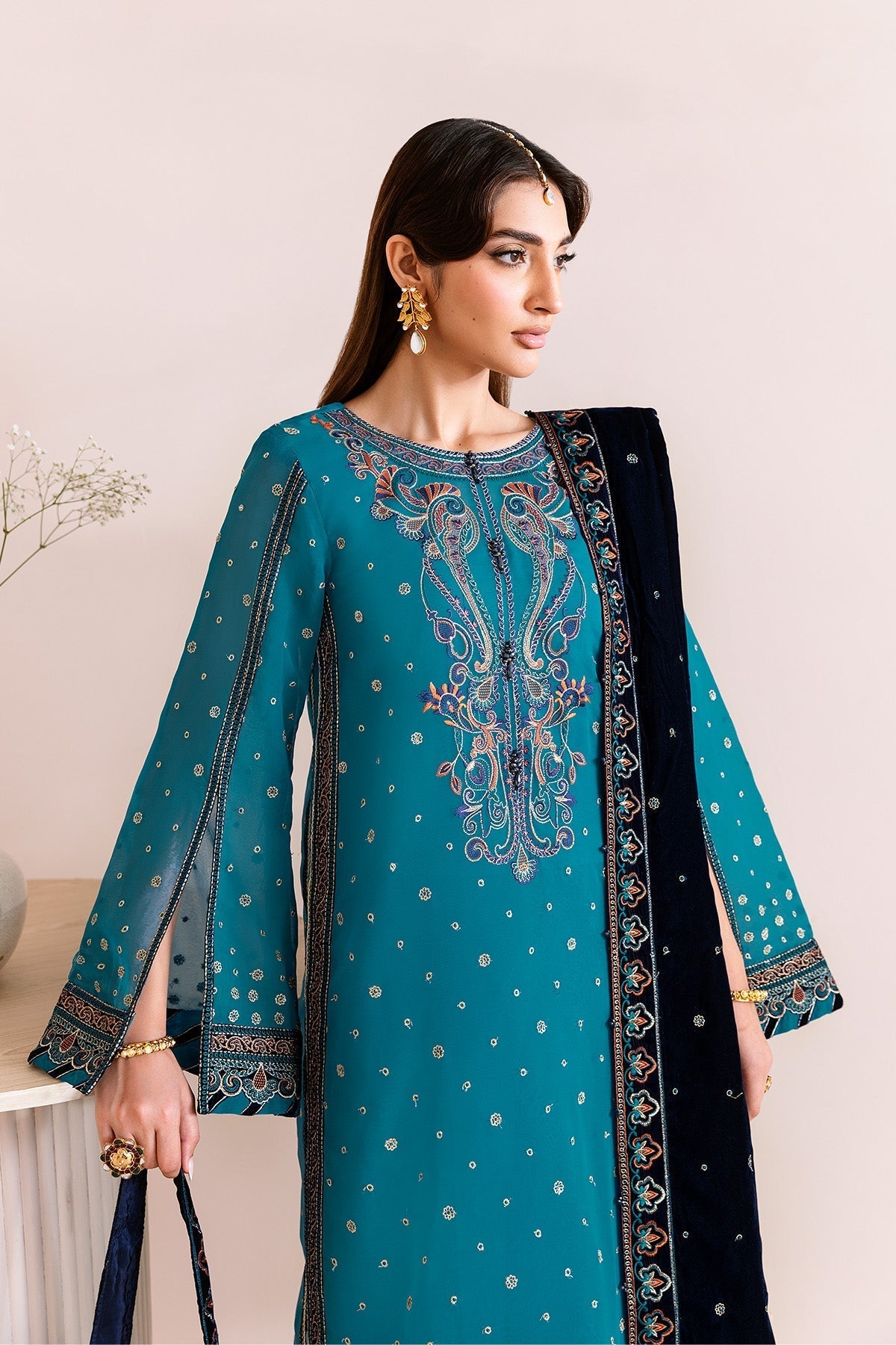 Alizeh | Makhmal Luxury Velvet Edit | Nelofer - House Of Hania