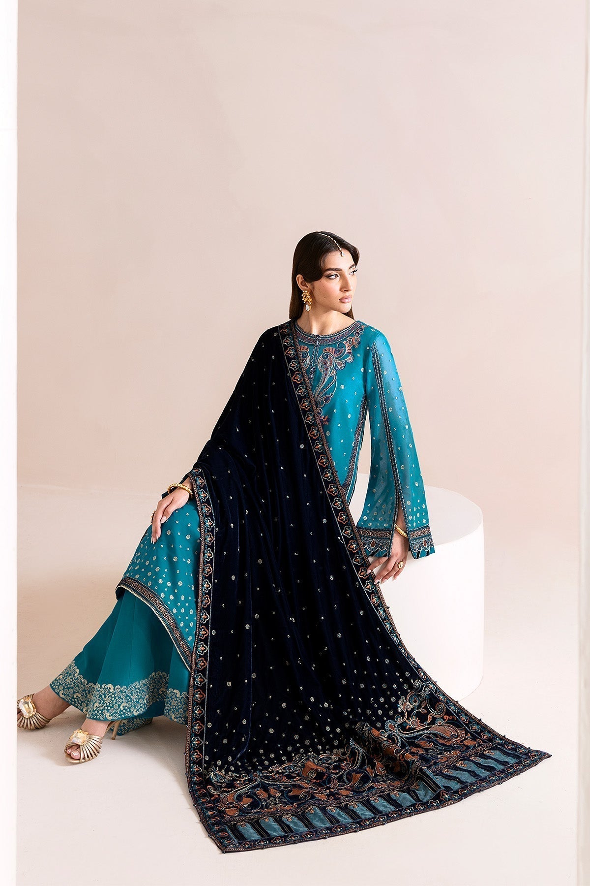 Alizeh | Makhmal Luxury Velvet Edit | Nelofer - House Of Hania