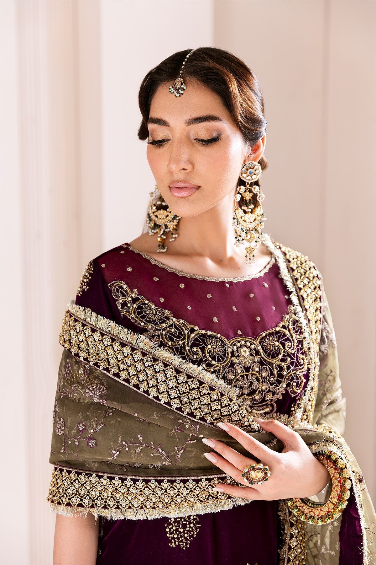 Alizeh | Makhmal Luxury Velvet Edit | Zarlish - House Of Hania