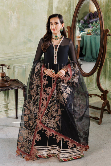 Alizeh | Ready to wear | Black Dress 3 piece - RTW1026 - House Of Hania