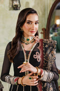 Alizeh | Ready to wear | Black Dress 3 piece - RTW1026 - House Of Hania