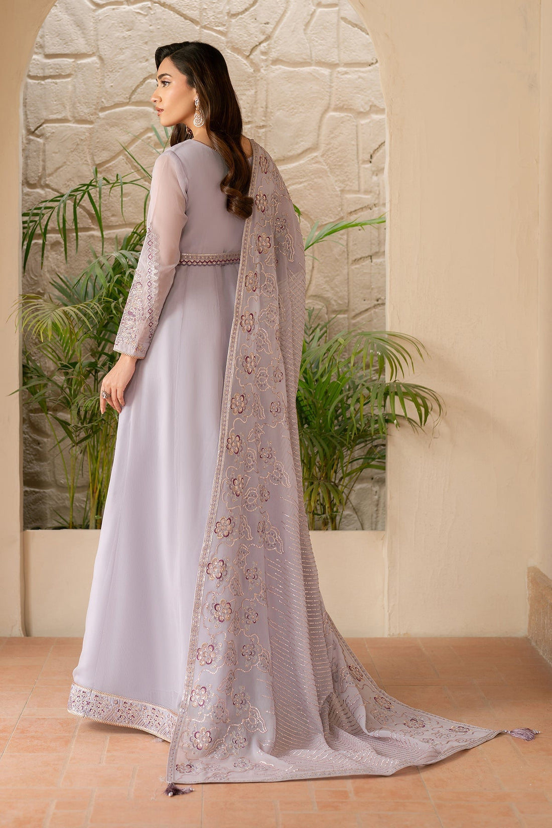 Alizeh | Ready to wear | Lilac Dress 3 piece - RTW1028 - House Of Hania