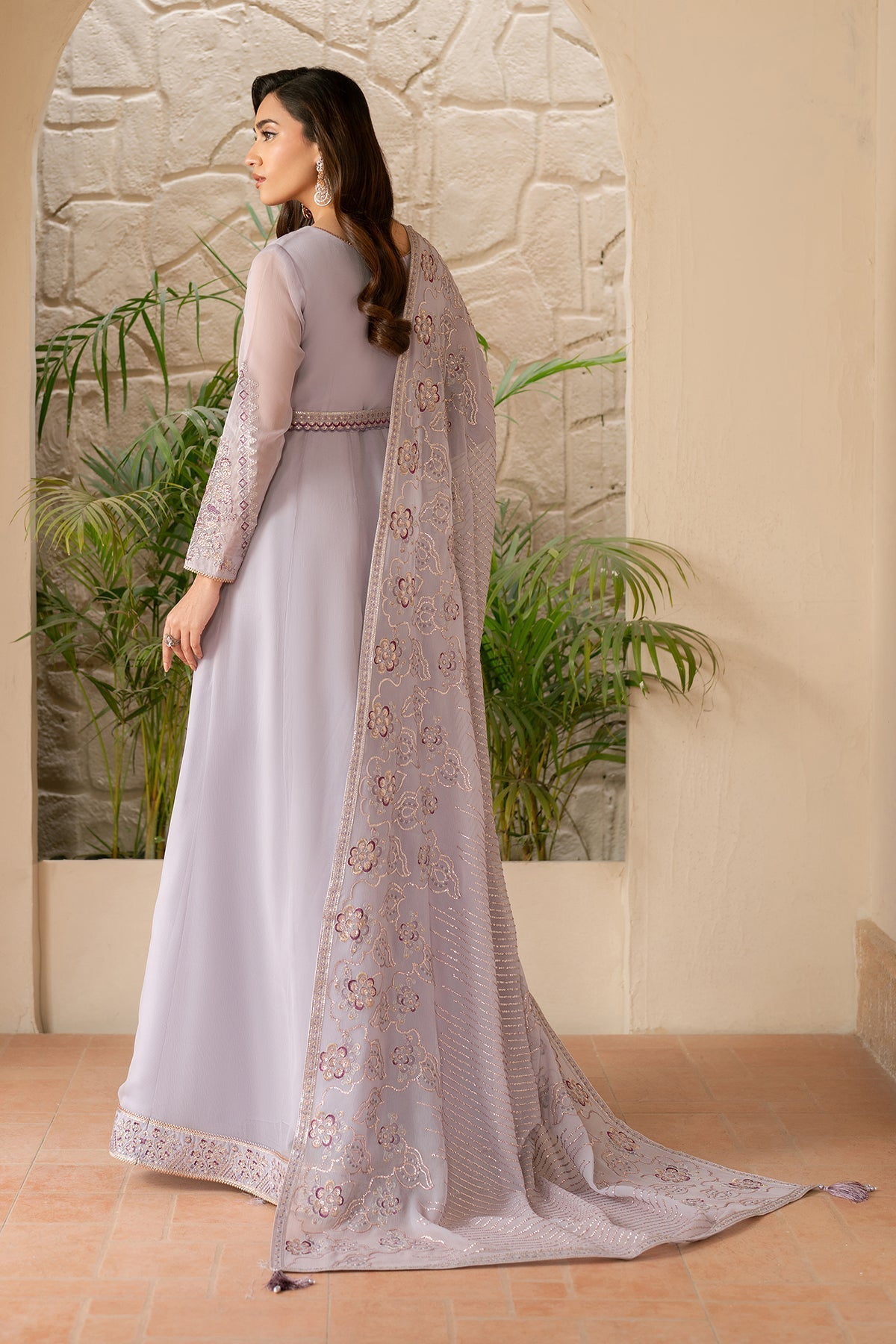 Alizeh | Ready to wear | Lilac Dress 3 piece - RTW1028 - House Of Hania