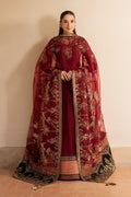 Alizeh | Ready to wear | Maroon Dress 3 piece - RTW1024 - House Of Hania