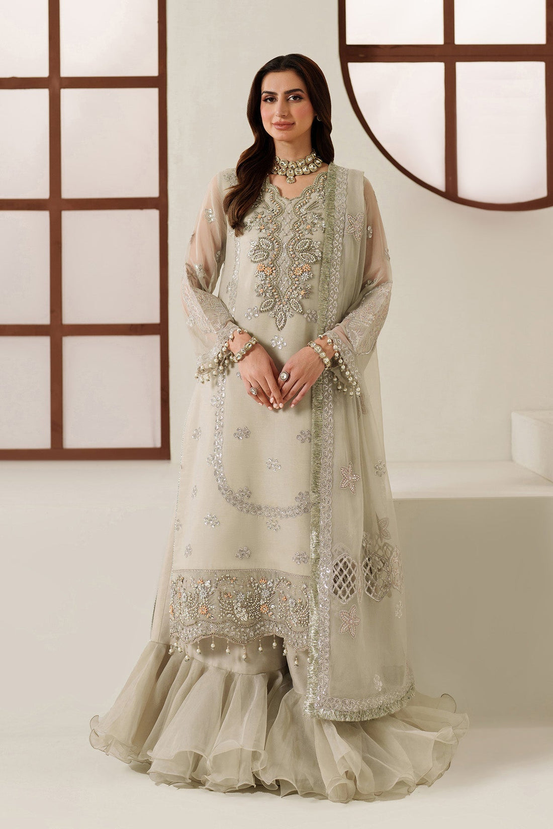 Alizeh | Reena Handmade 25 | AF-HM-4048-Nashmia - House Of Hania