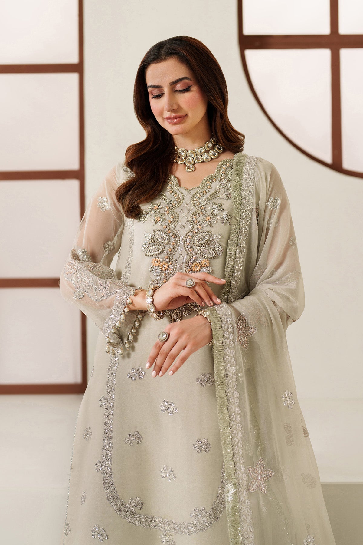 Alizeh | Reena Handmade 25 | AF-HM-4048-Nashmia - House Of Hania