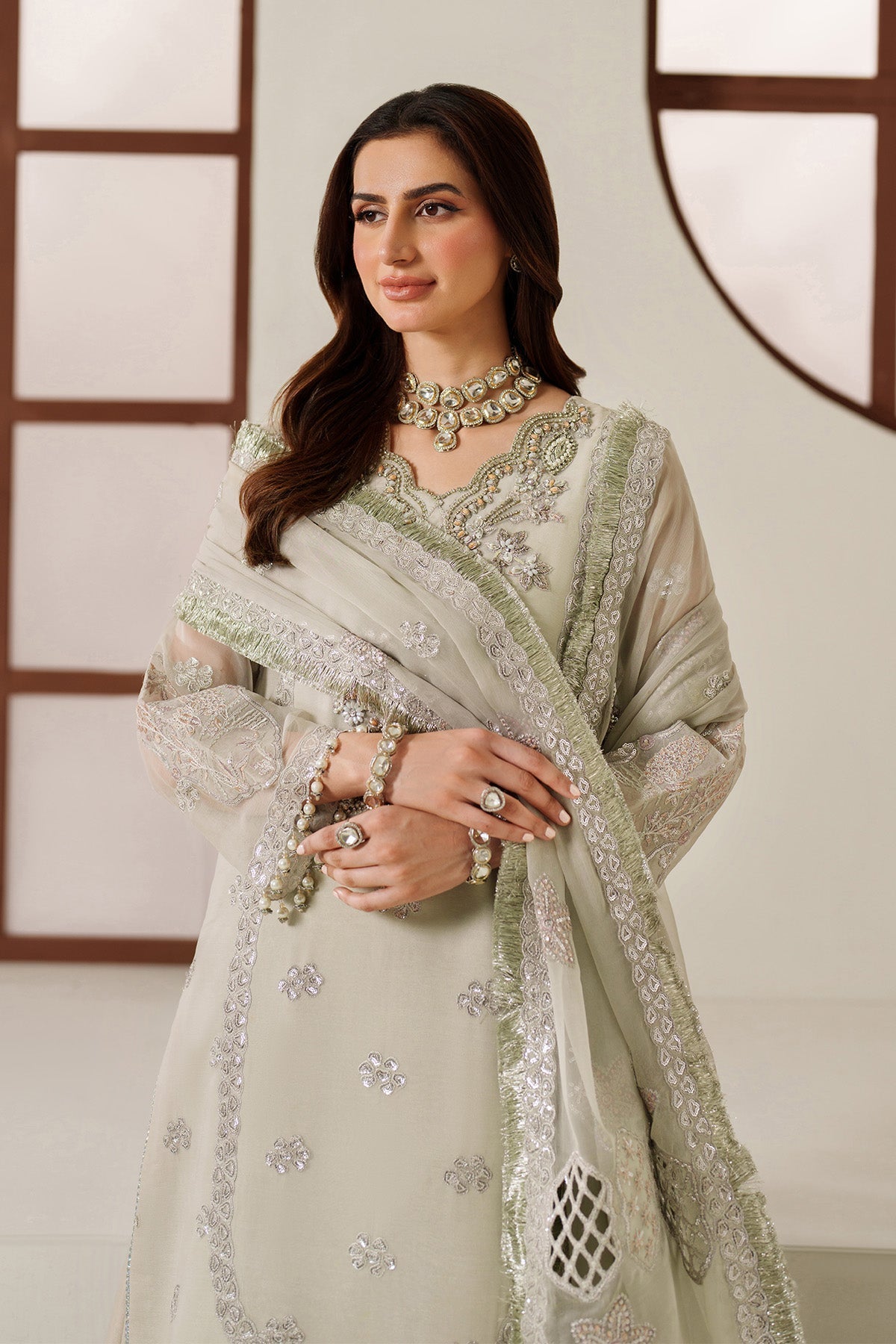 Alizeh | Reena Handmade 25 | AF-HM-4048-Nashmia - House Of Hania