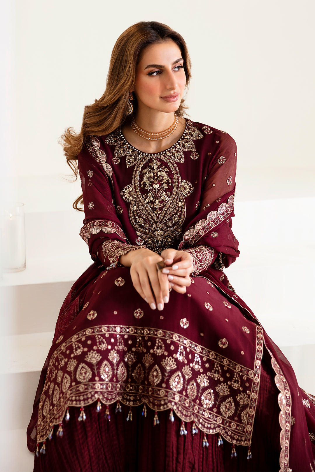 Alizeh | Reena Wedding Edits | AF-HM-4009-MEADOW - House Of Hania