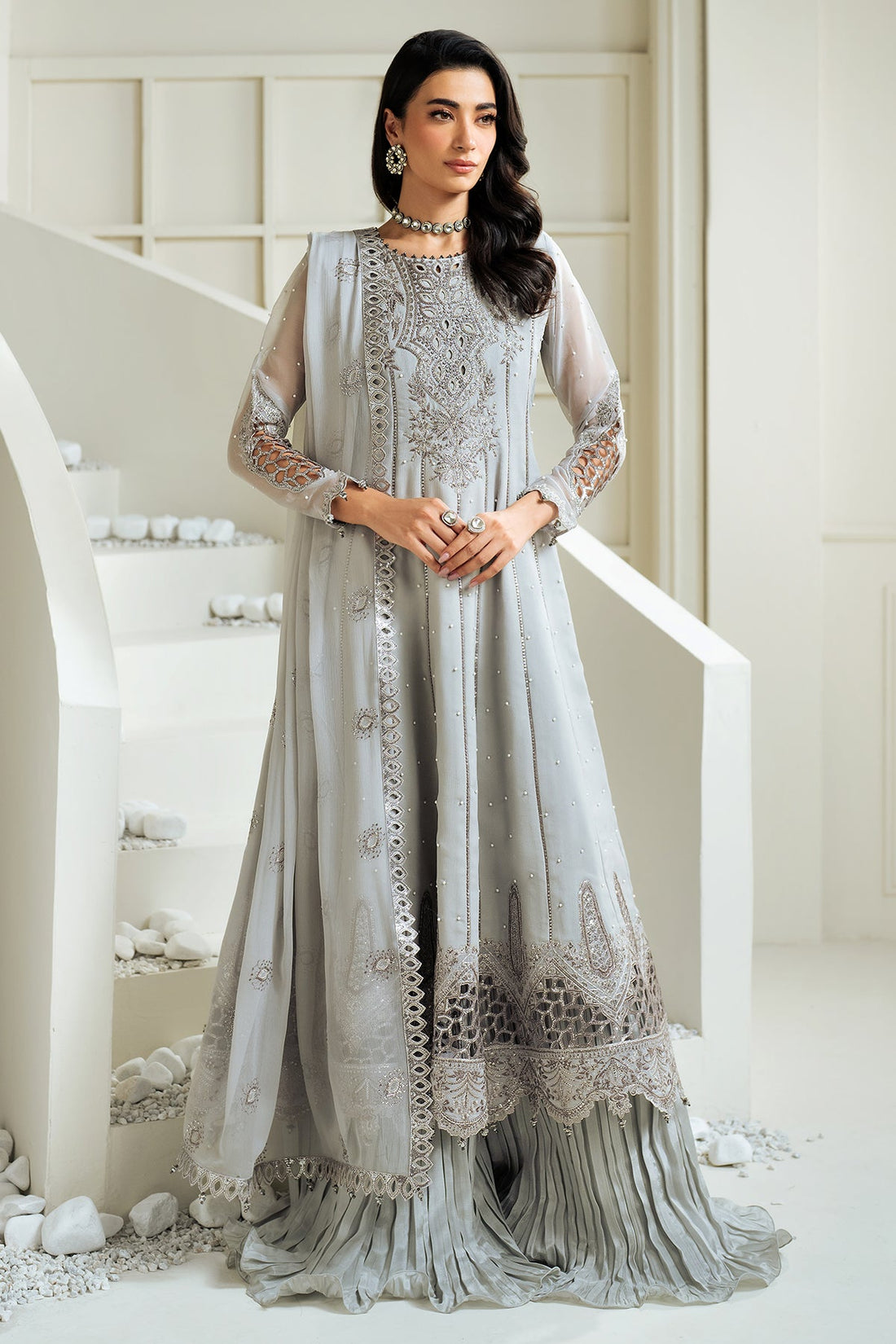 Alizeh | Selene Luxury Chiffon Collection 25 | AF-PS-8002-Luna - House Of Hania