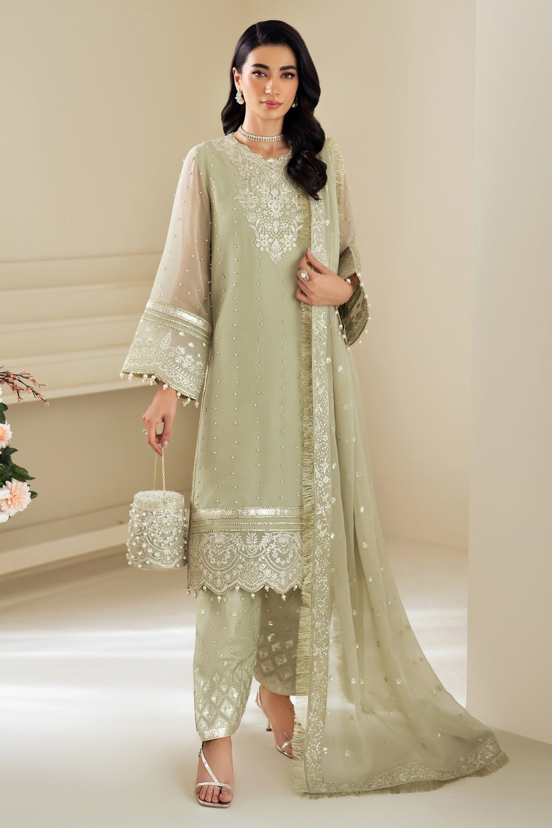 Alizeh | Selene Luxury Chiffon Collection 25 | AF-PS-8008-Neo - House Of Hania