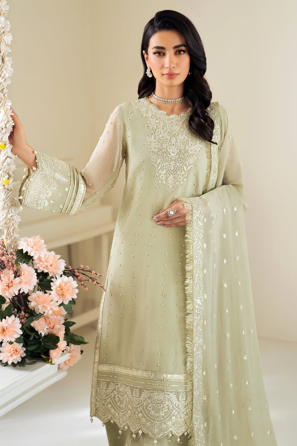 Alizeh | Selene Luxury Chiffon Collection 25 | AF-PS-8008-Neo - House Of Hania