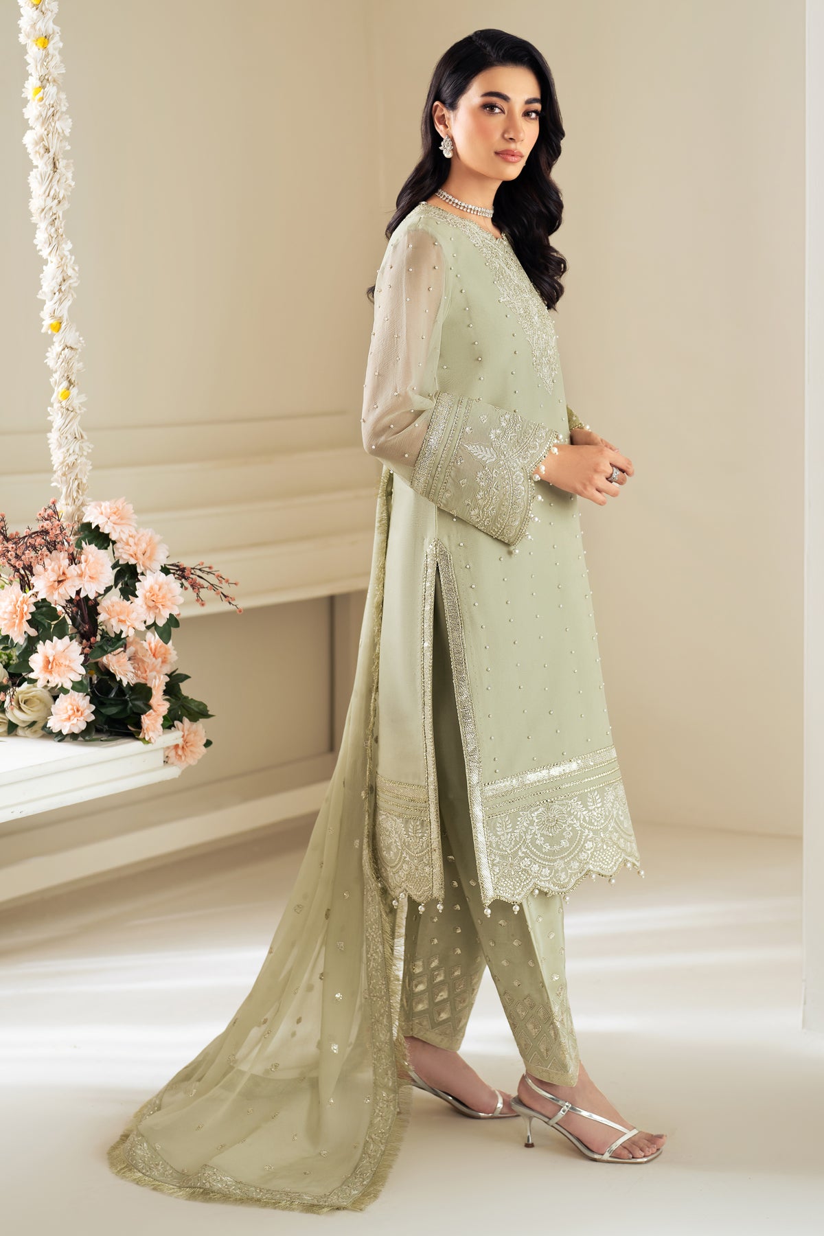 Alizeh | Selene Luxury Chiffon Collection 25 | AF-PS-8008-Neo - House Of Hania