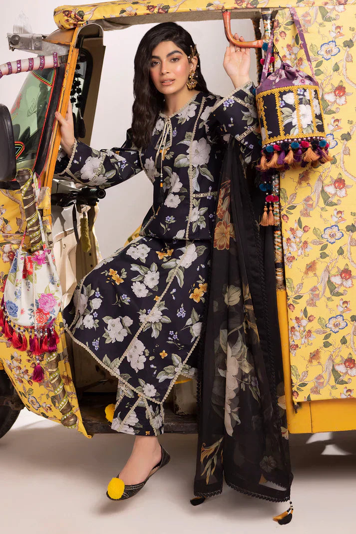 Alizeh | Sheen Lawn Prints 24 | Flora - House Of Hania
