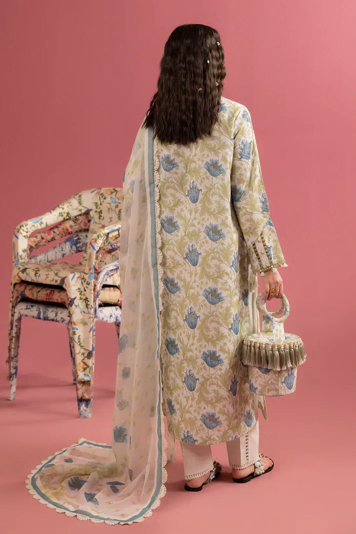 Alizeh | Sheen Lawn Prints 24 | Tesoro - House Of Hania