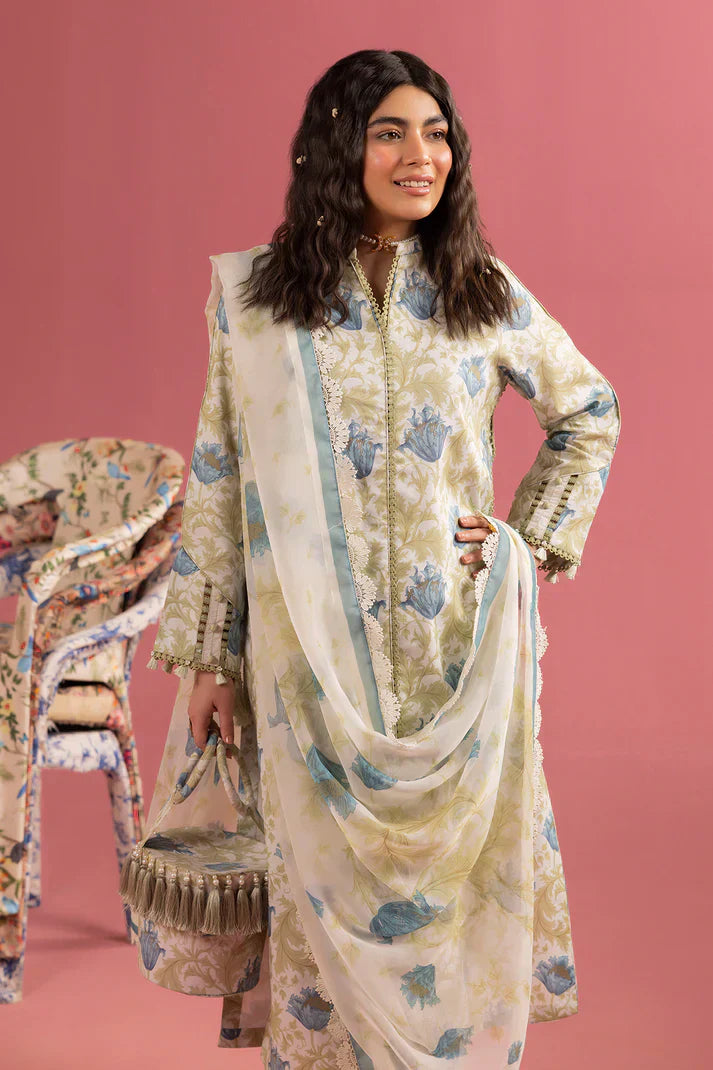 Alizeh | Sheen Lawn Prints 24 | Tesoro - House Of Hania