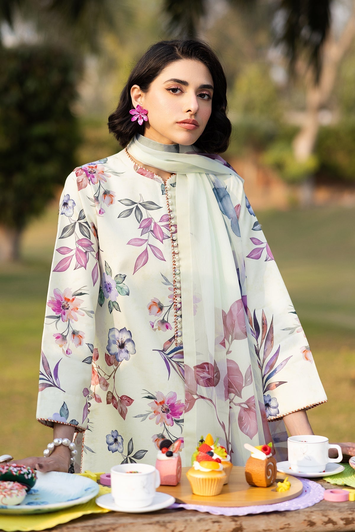 Alizeh | Sheen Lawn Prints 25 | AF-PL-6029-Minday - House Of Hania