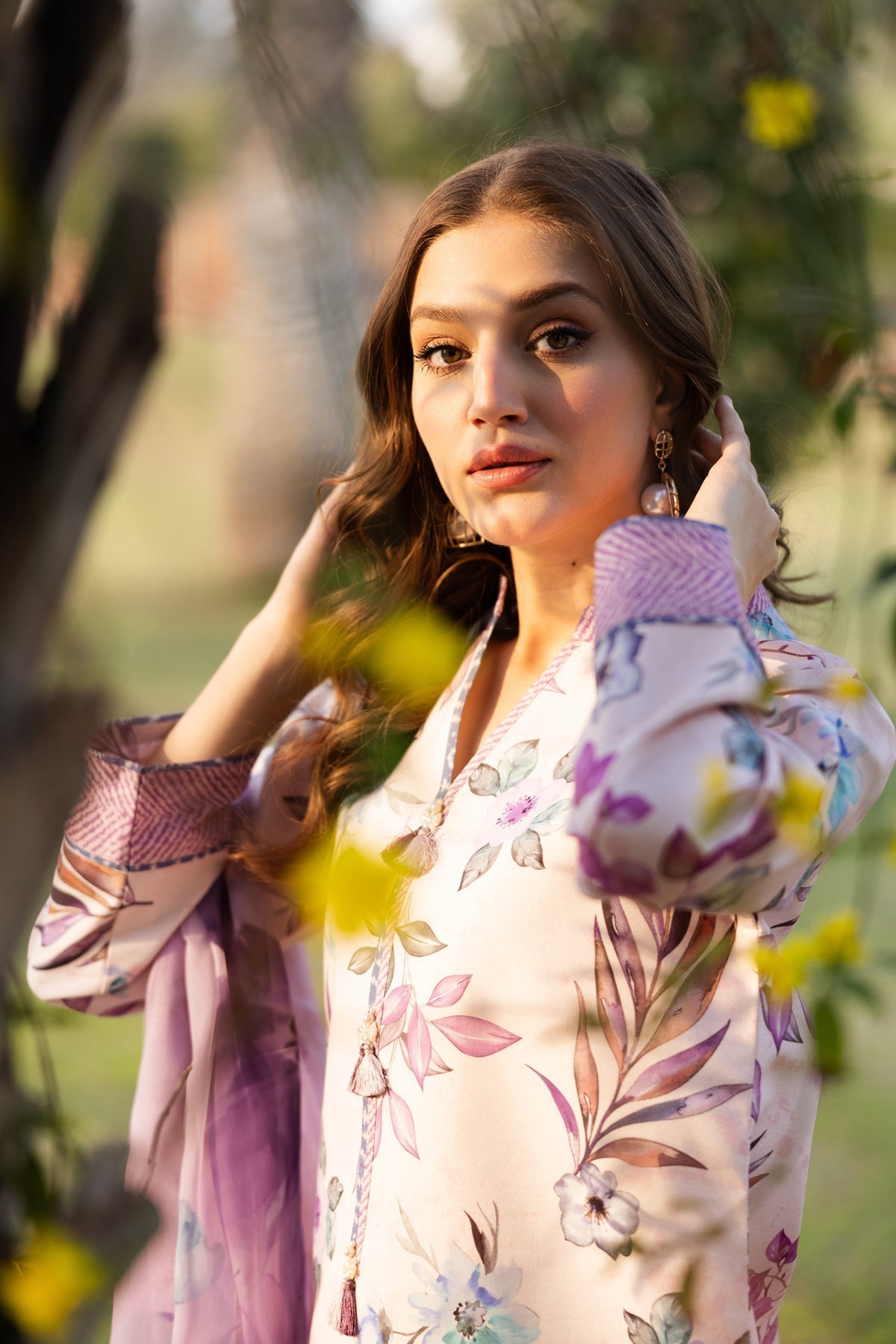 Alizeh | Sheen Lawn Prints 25 | AF-PL-6030-Fero - House Of Hania