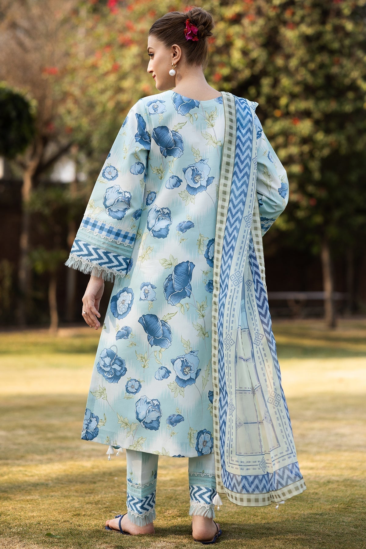 Alizeh | Sheen Lawn Prints 25 | AF-PL-6031-Laya - House Of Hania