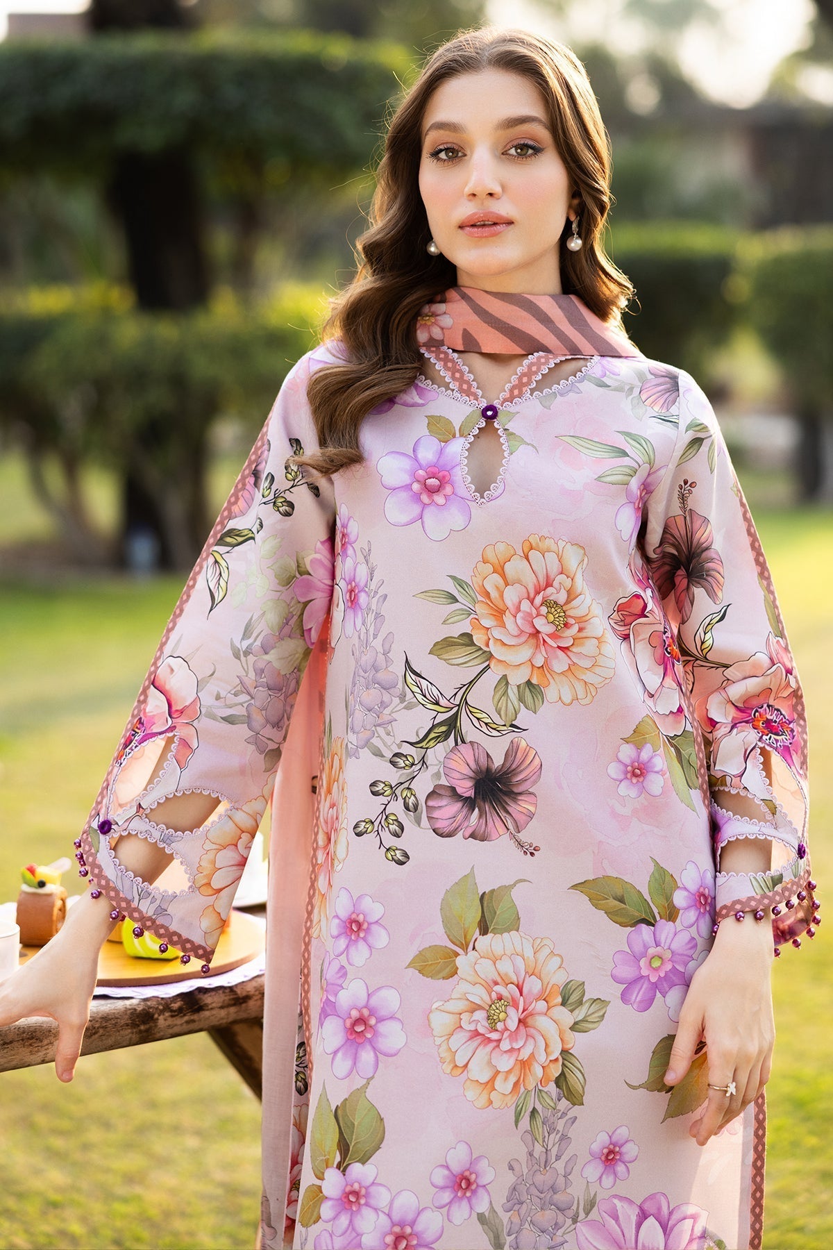 Alizeh | Sheen Lawn Prints 25 | AF-PL-6033-Tuscany - House Of Hania