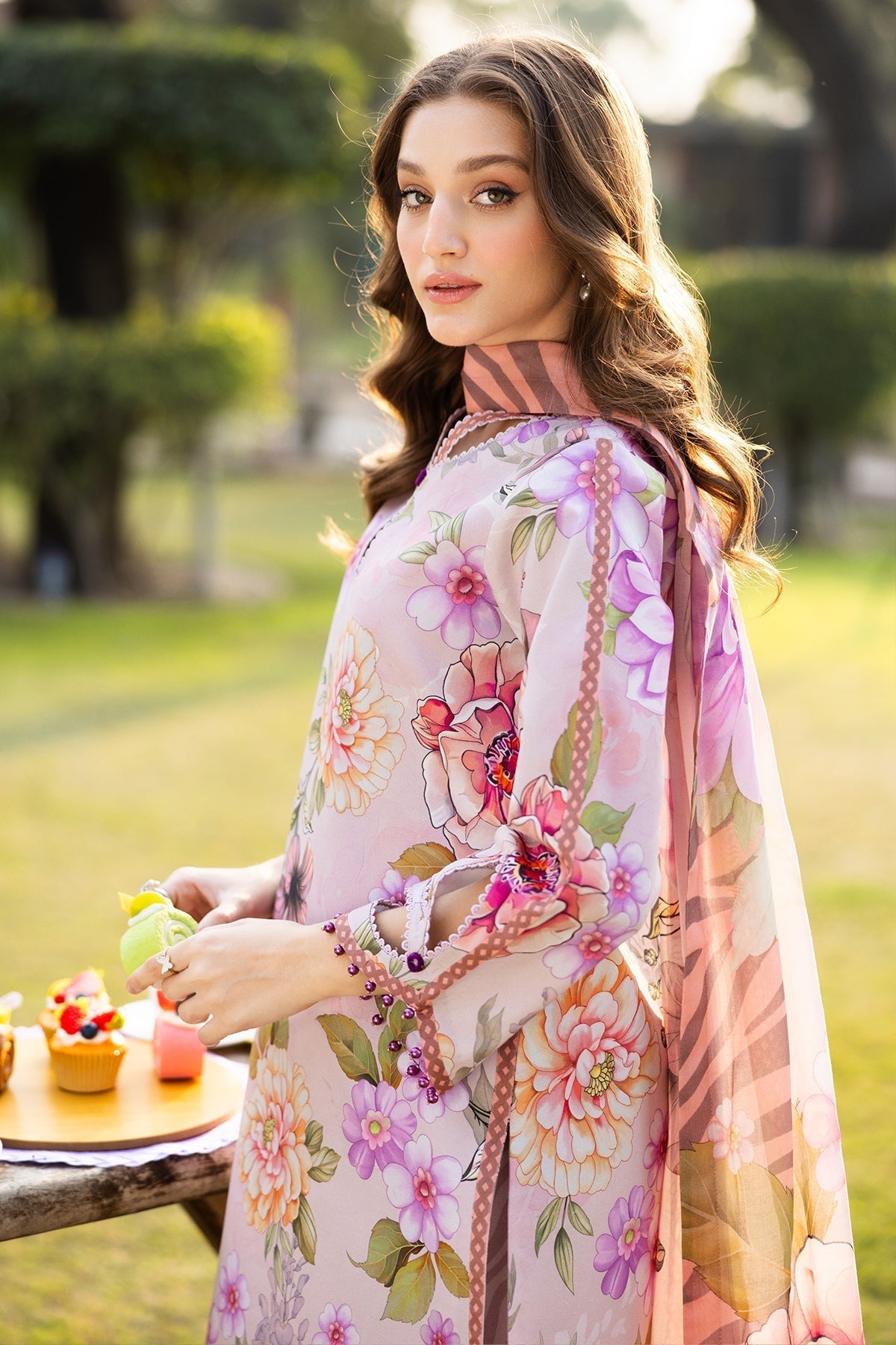 Alizeh | Sheen Lawn Prints 25 | AF-PL-6033-Tuscany - House Of Hania
