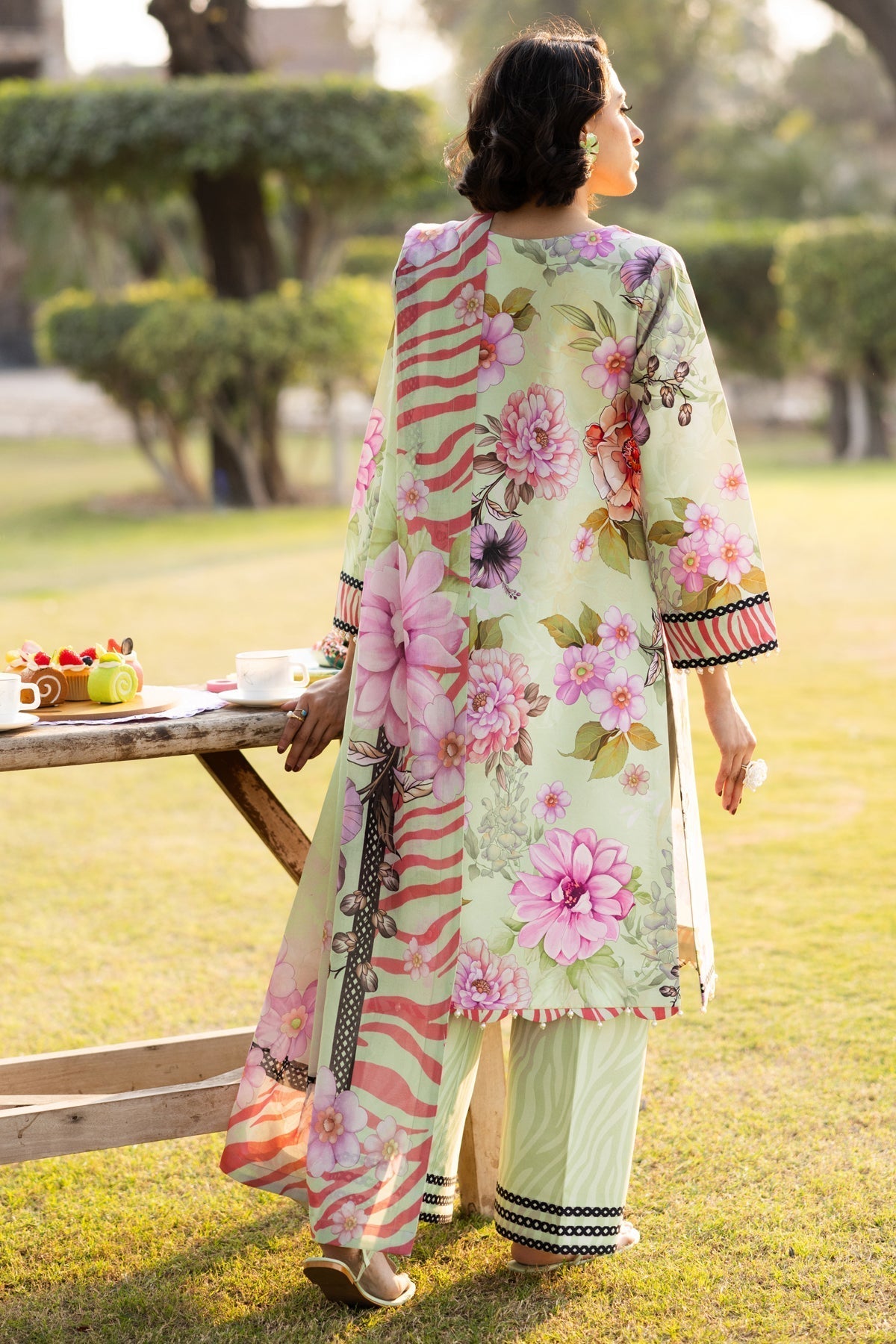 Alizeh | Sheen Lawn Prints 25 | AF-PL-6034-Cleo - House Of Hania