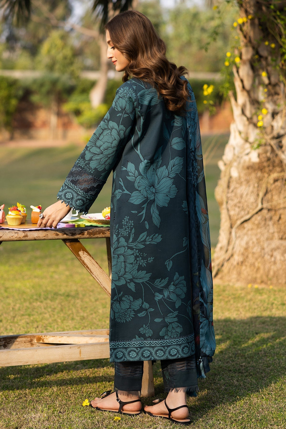 Alizeh | Sheen Lawn Prints 25 | AF-PL-6035-Nigella - House Of Hania