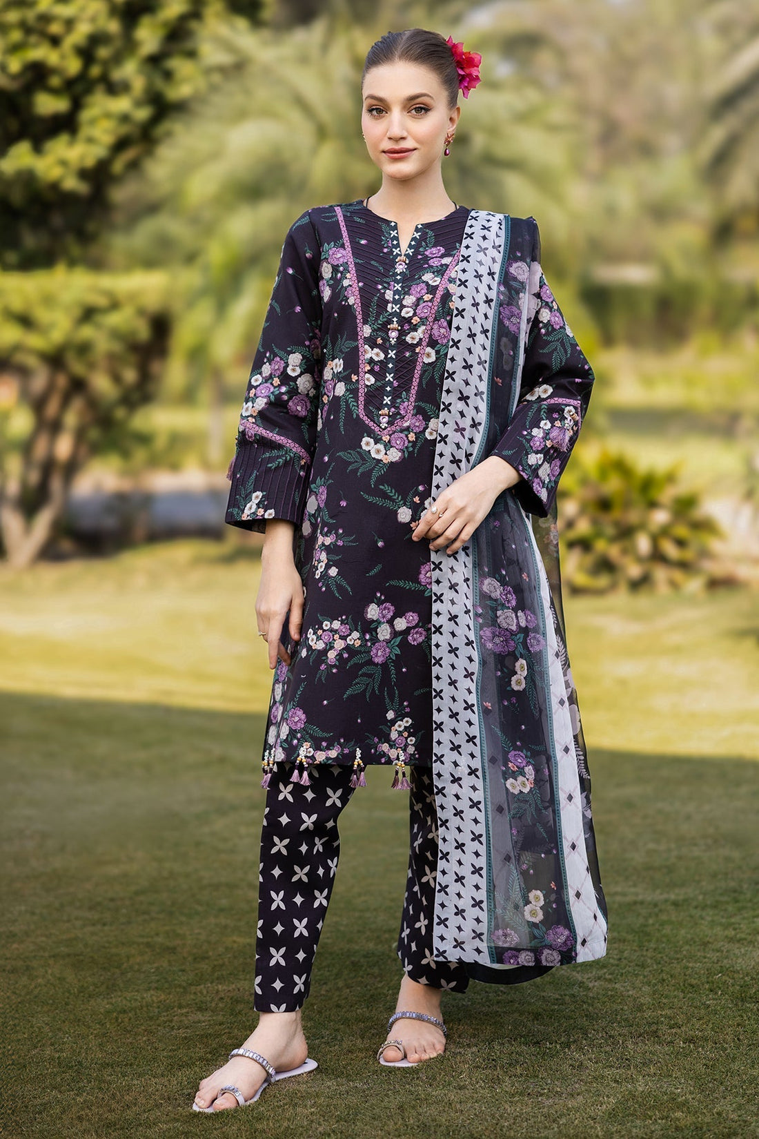 Alizeh | Sheen Lawn Prints 25 | AF-PL-6039-Tod - House Of Hania