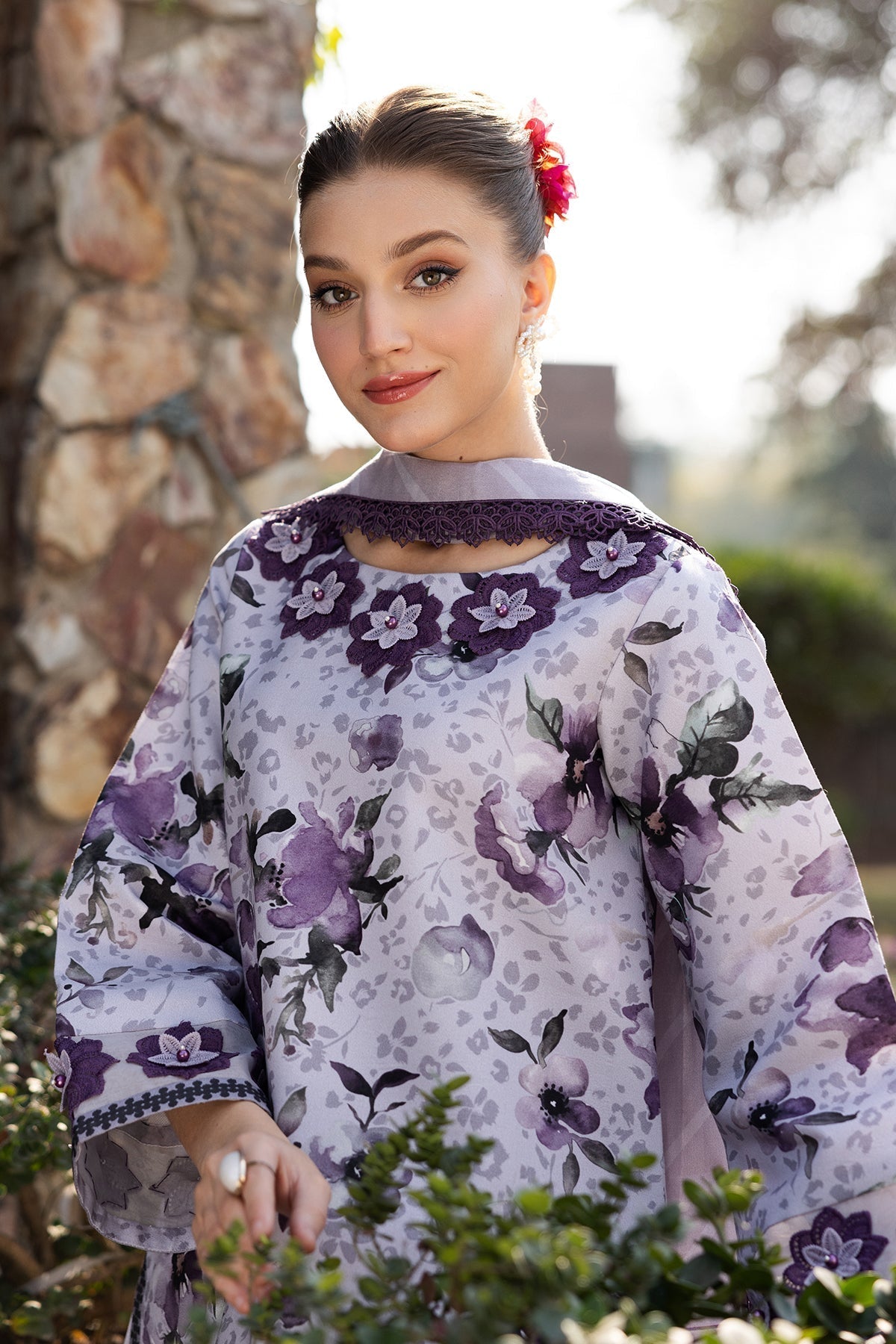 Alizeh | Sheen Lawn Prints 25 | AF-PL-6041-Maylan - House Of Hania