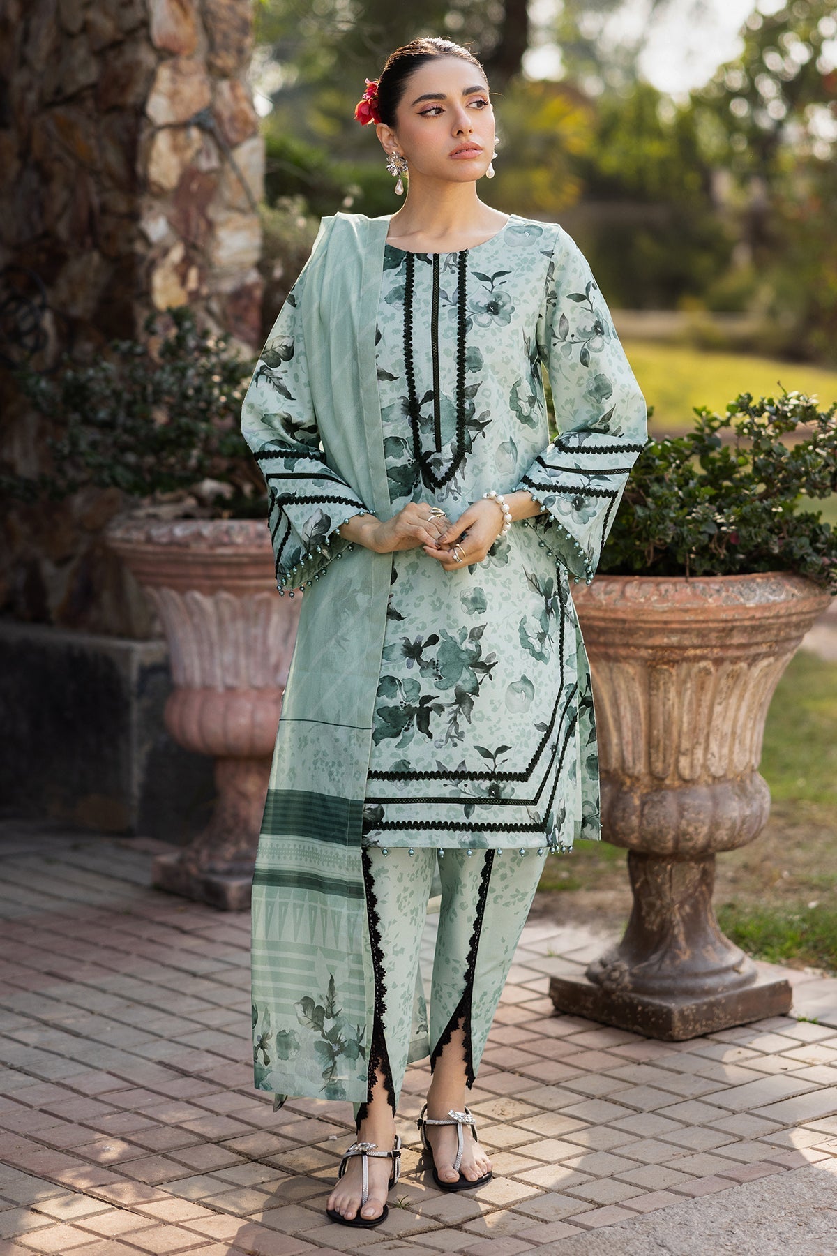 Alizeh | Sheen Lawn Prints 25 | AF-PL-6042-Arsh - House Of Hania