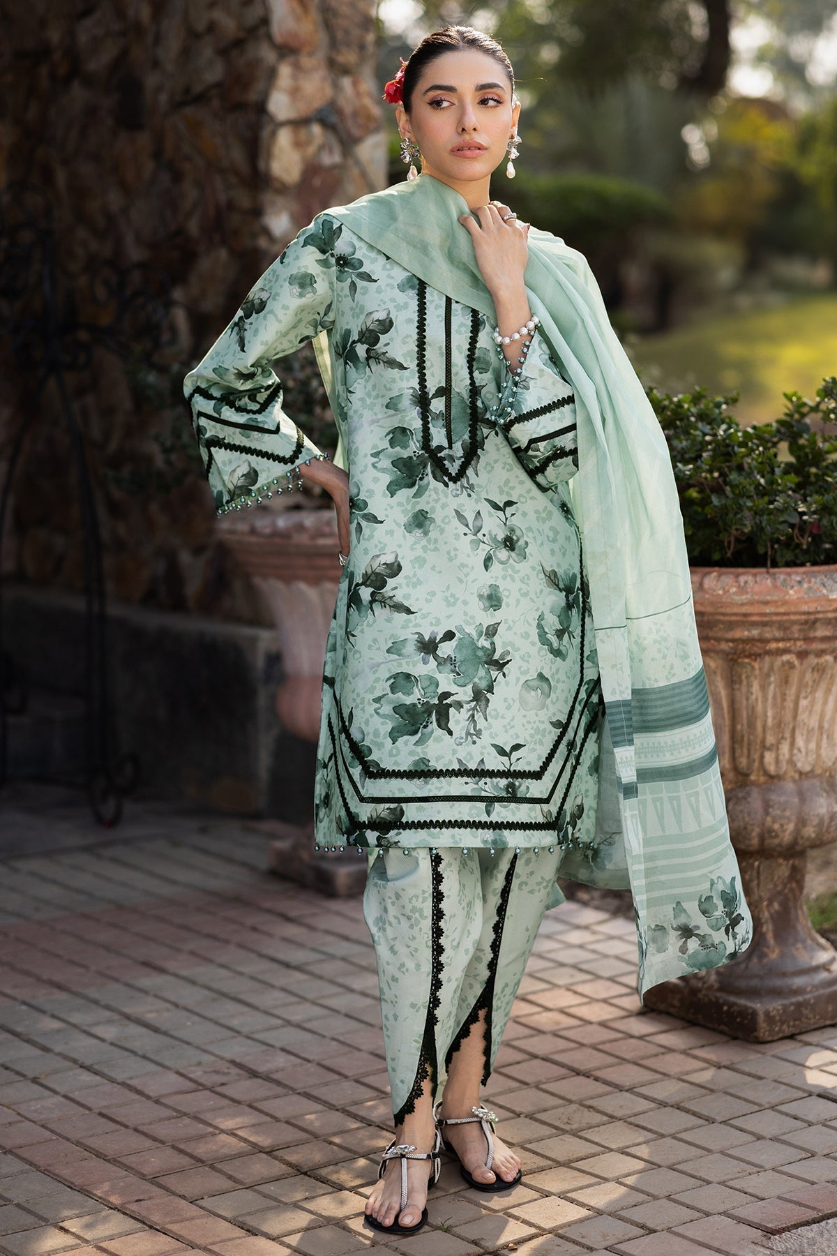 Alizeh | Sheen Lawn Prints 25 | AF-PL-6042-Arsh - House Of Hania