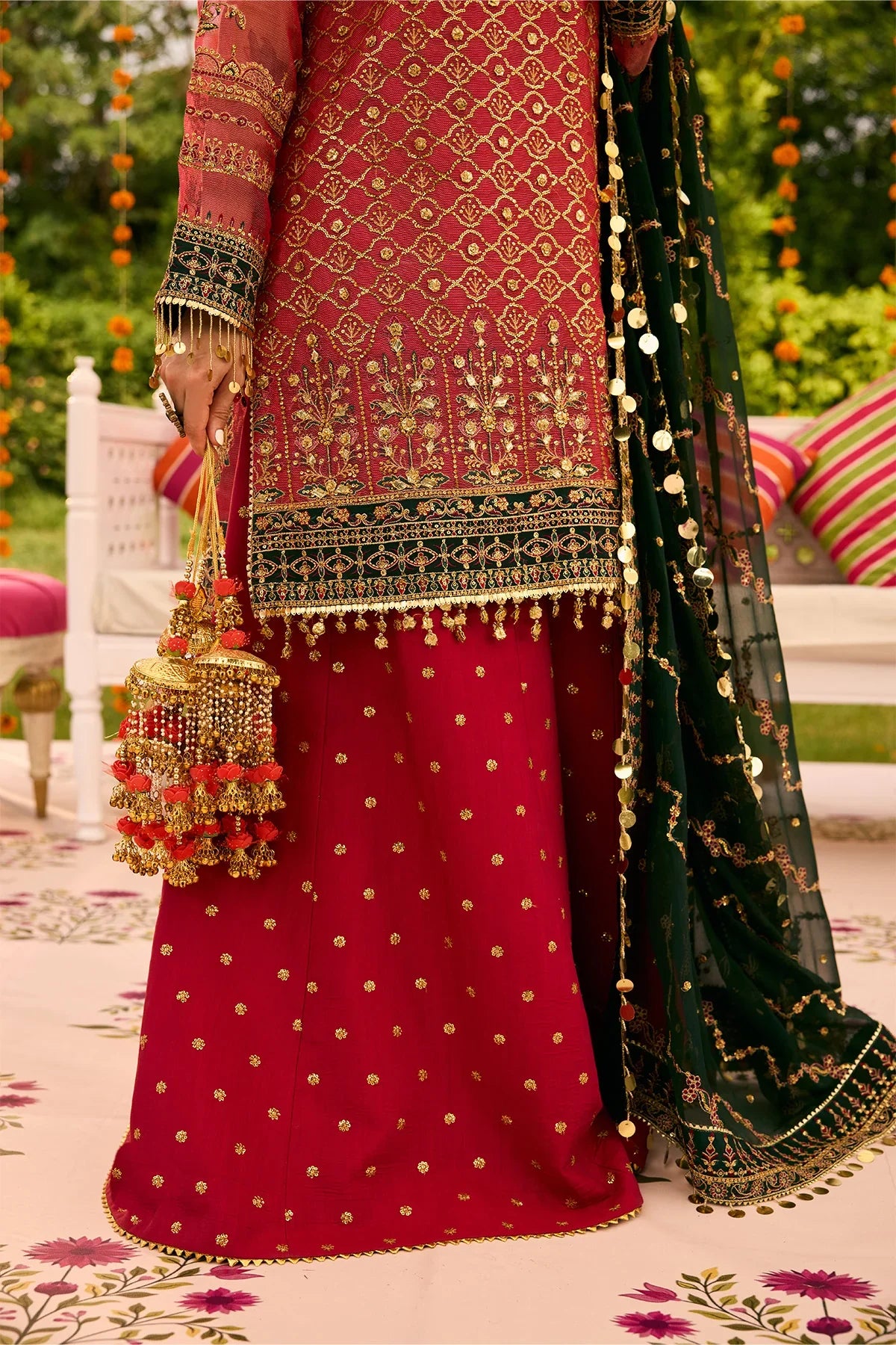 Alizeh | Shehnai The Festive Edit | AF-ZN-2216-Ghoomar - House Of Hania