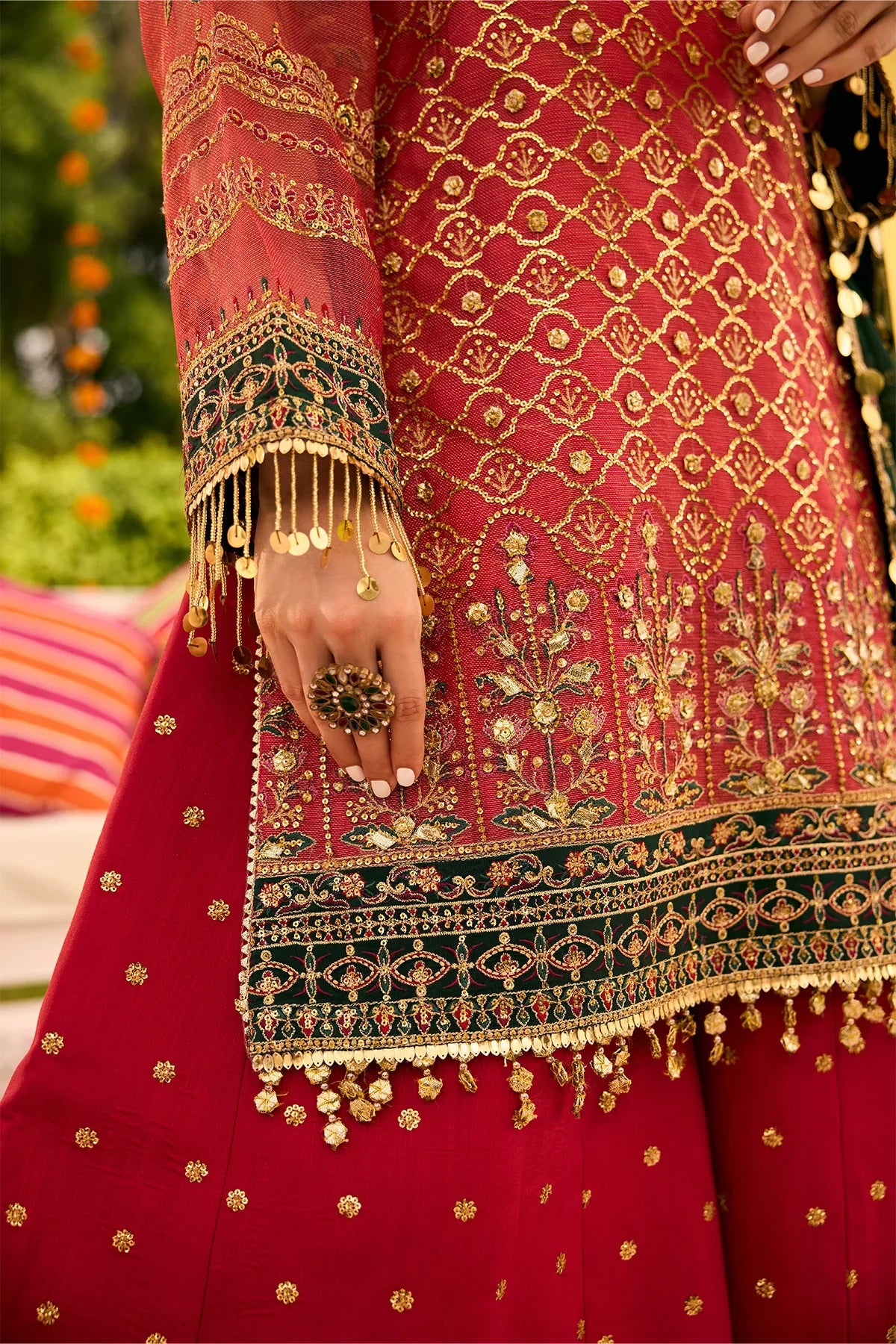 Alizeh | Shehnai The Festive Edit | AF-ZN-2216-Ghoomar - House Of Hania