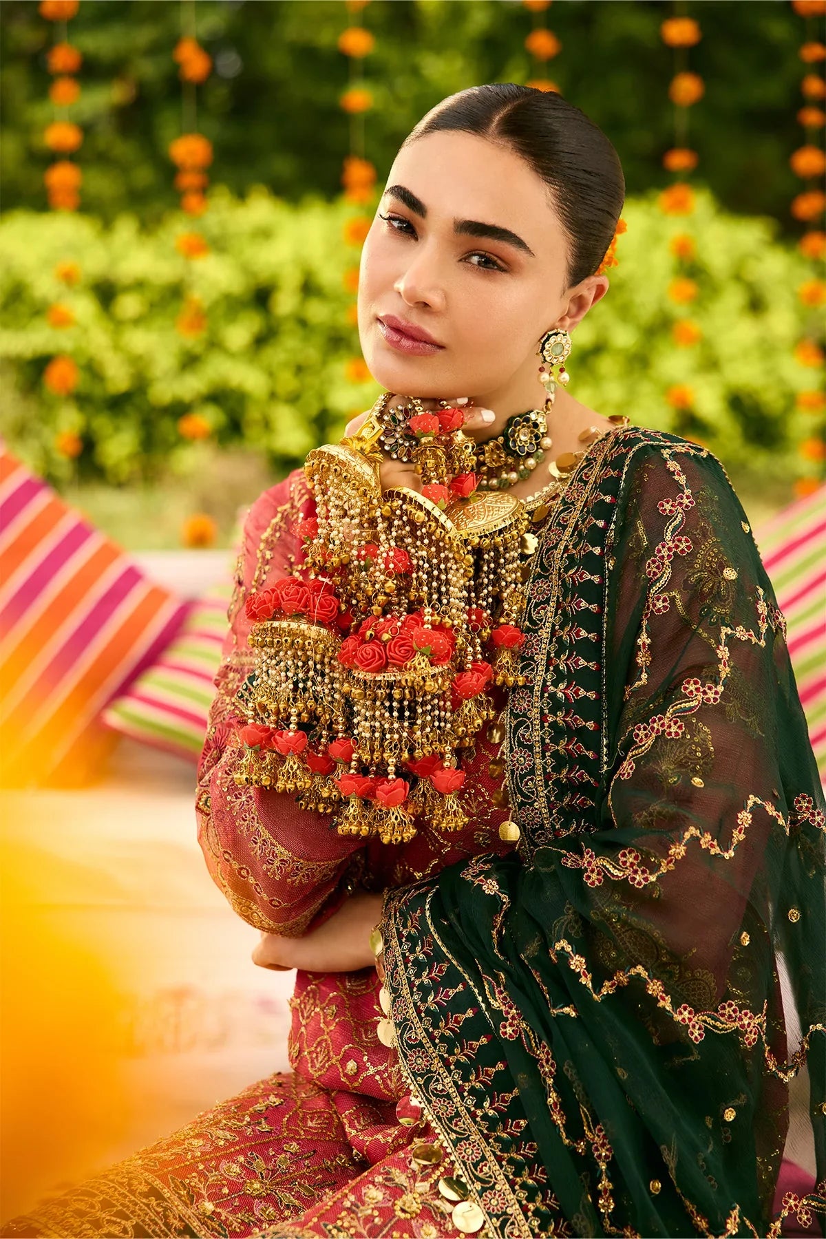 Alizeh | Shehnai The Festive Edit | AF-ZN-2216-Ghoomar - House Of Hania