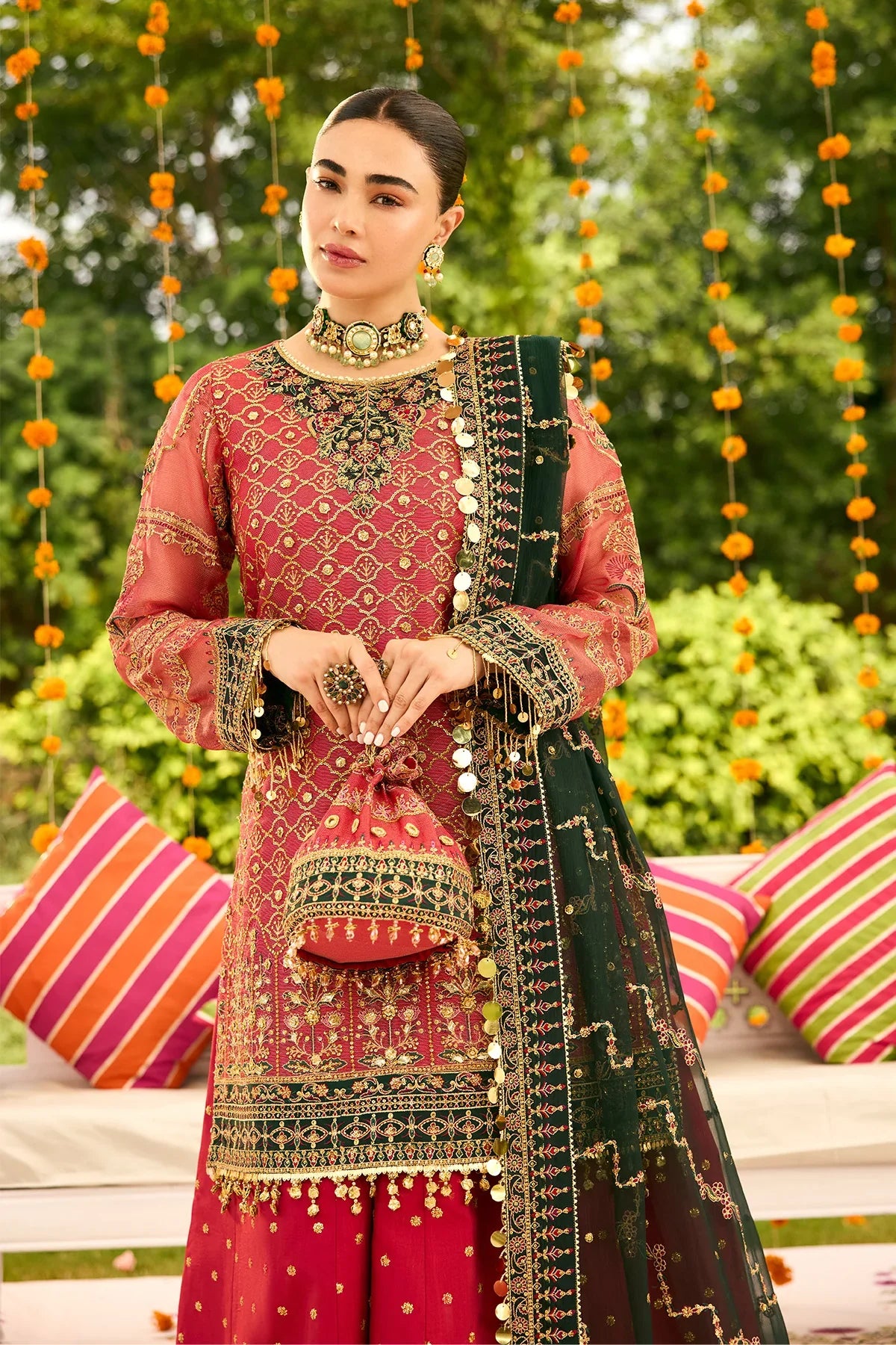 Alizeh | Shehnai The Festive Edit | AF-ZN-2216-Ghoomar - House Of Hania