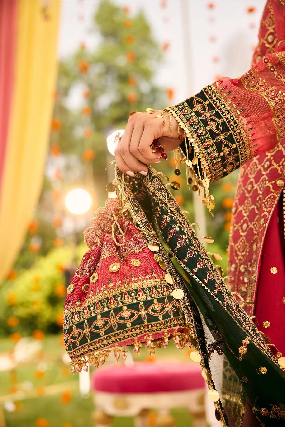 Alizeh | Shehnai The Festive Edit | AF-ZN-2216-Ghoomar - House Of Hania