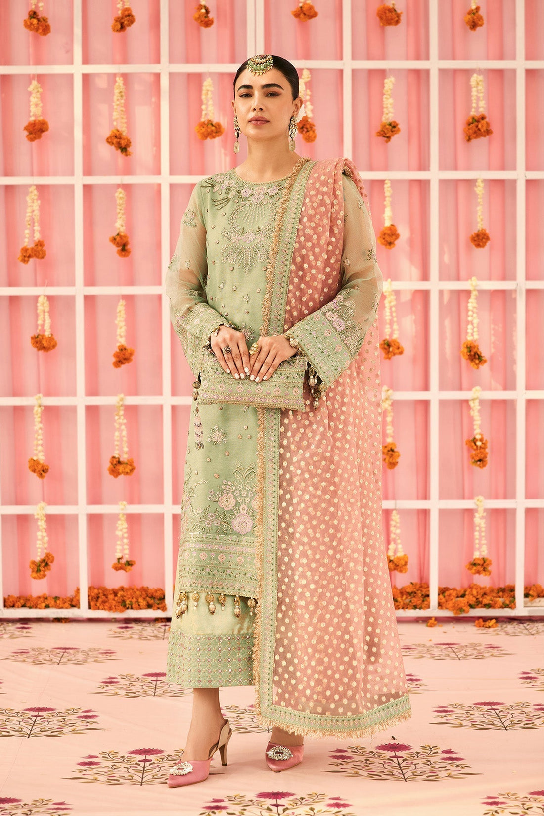 Alizeh | Shehnai The Festive Edit | AF-ZN-2217-Libaan - House Of Hania