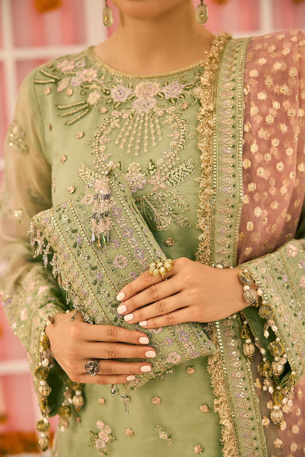 Alizeh | Shehnai The Festive Edit | AF-ZN-2217-Libaan - House Of Hania