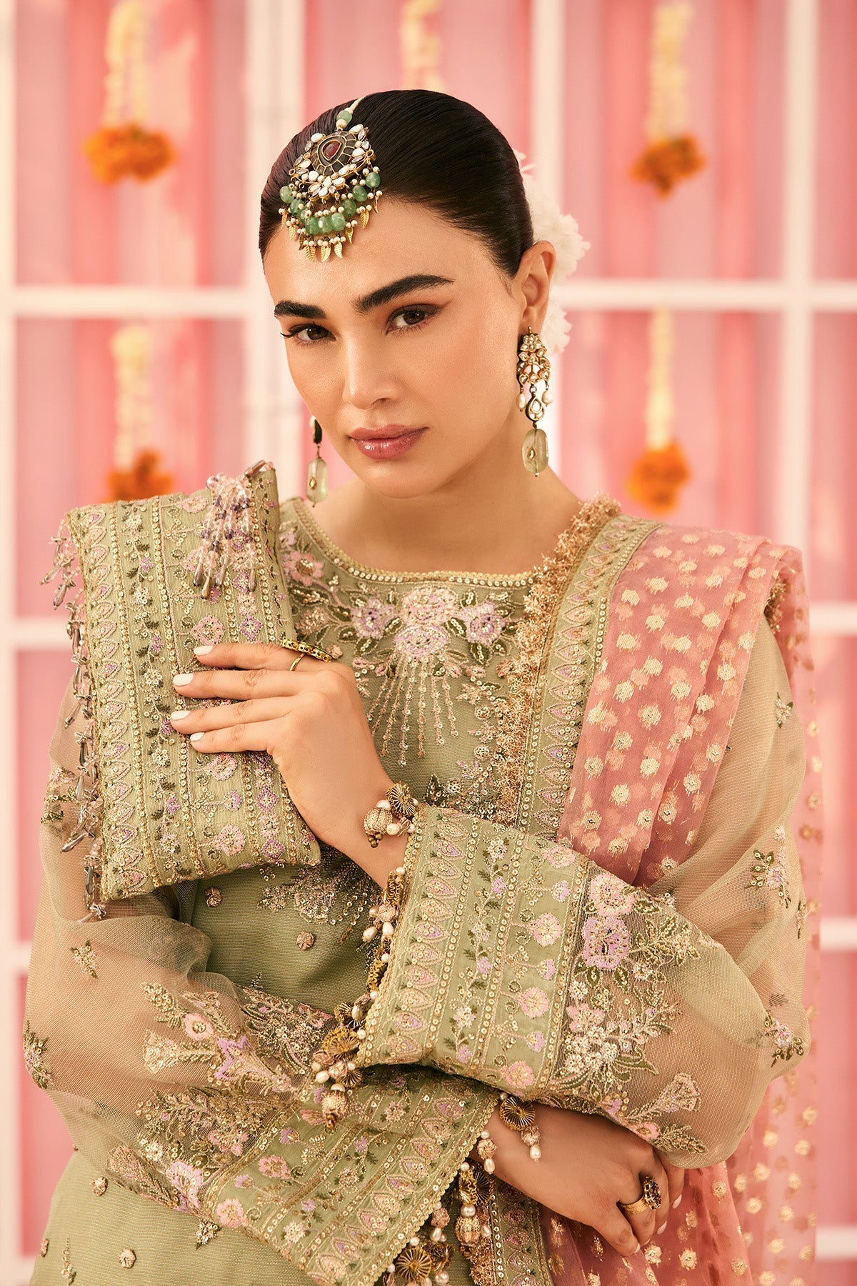 Alizeh | Shehnai The Festive Edit | AF-ZN-2217-Libaan - House Of Hania